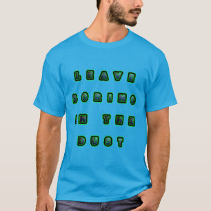 Kreativer Neon-Text mit kosmischem Muster T-Shirt