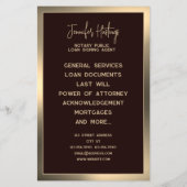 Kreativer Notar öffentlicher Flyer (Hinten)