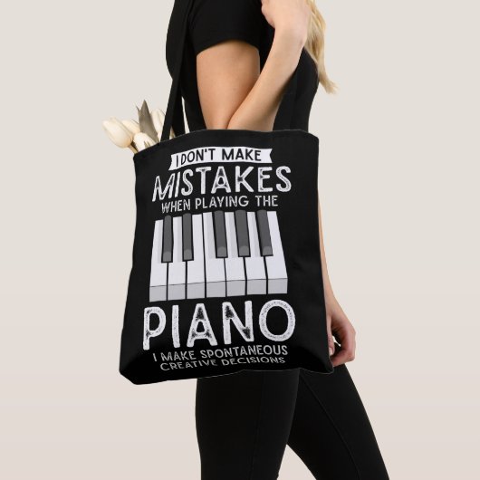 Kreativer Pianist Witty Piano Musiker Musik Lover Tasche (Von Nahem)