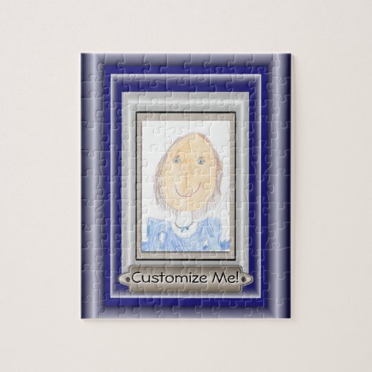 Kreativer Rahmen und Matte für Ihr Meisterwerk Puzzle (Vertikal)