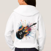 Kreativer Rhythmus mit farbigen Burst Hoodie (Rückseite)