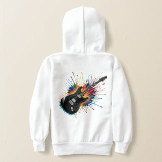 Kreativer Rhythmus mit farbigen Burst Hoodie
