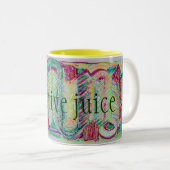 kreativer Saft Zweifarbige Tasse (VorderseiteRechts)