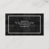 Kreativer stilvoller gesägter visitenkarte (Rückseite)