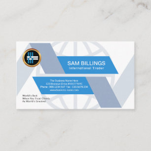 Kreativer stilvoller globaler Bahn-Produkt-Manager Visitenkarte