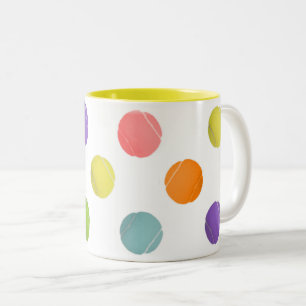Kreativer Tennis Zweifarbige Tasse