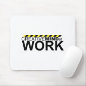 Kreativer Verstand bei der Arbeit Mousepad (Mit Mouse)