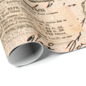 Kreativer Vintager Hintergrund. Papierstruktur. Geschenkpapier (Rolleneckpunkt)