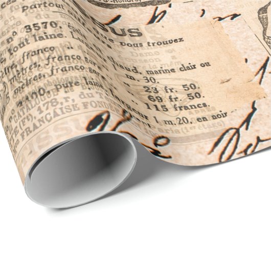 Kreativer Vintager Hintergrund. Papierstruktur. Geschenkpapier (Rolleneckpunkt)