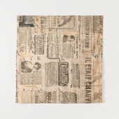 Kreativer Vintager Hintergrund. Papierstruktur.  Wandteppich (Vorderseite (Horizontal))