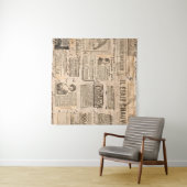 Kreativer Vintager Hintergrund. Papierstruktur.  Wandteppich (Beispiel (Horizontal))