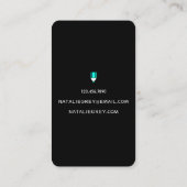 Kreativer Visitenkarte (Rückseite)