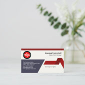 Kreativer Visitenkarte (Stehend Vorderseite)