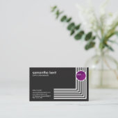 Kreativer weißer Winkel-Versorgungskette-Manager Visitenkarte (Stehend Vorderseite)