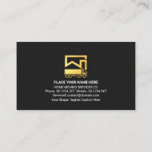 Kreativer Zuhause-beweglicher LKW Visitenkarte (Rückseite)