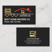 Kreativer Zuhause-beweglicher LKW Visitenkarte (Vorne/Hinten)