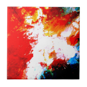 Kreatives Abstraktes Kunstwerk Fliese