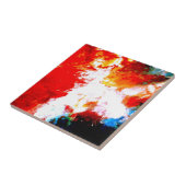 Kreatives Abstraktes Kunstwerk Fliese (Seite)