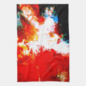 Kreatives Abstraktes Kunstwerk Geschirrtuch (Vertikal)
