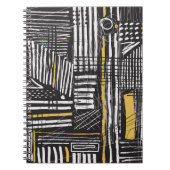 Kreatives abstraktes nahtloses Muster: künstlerisc Notizblock (Vorderseite)