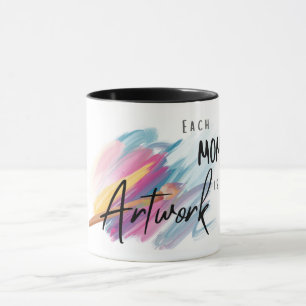 Kreatives Achtsamkeits-Kunst-Geschenk für Ihn Sie Tasse
