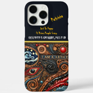 Kreatives Augendesign mit lebendigen Farben iPhone 16 Pro Max Hülle