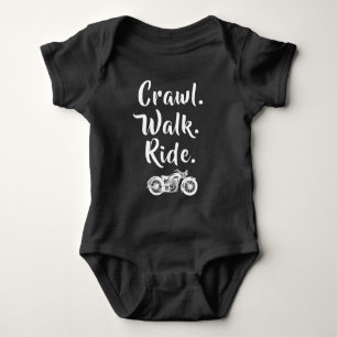 Kreatives Babymotorrad Onsie Baby Strampler