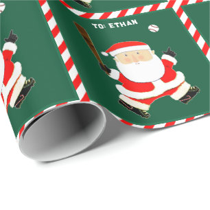 Kreatives Baseball-Feiertagsgeschenk Geschenkpapier
