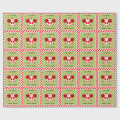 Kreatives Cheerleader-Weihnachtsgeschenk Geschenkpapier (Flach)