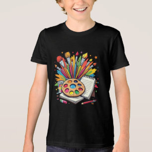 Kreatives Crew Kunstunterricht Tri-Blend Shirt