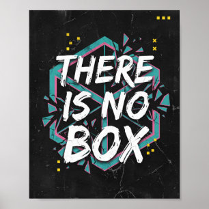 Kreatives Denken - Es Gibt Keine Box Poster