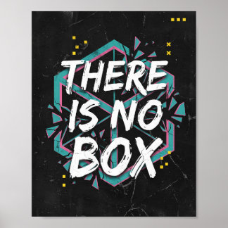 Kreatives Denken - Es Gibt Keine Box Poster