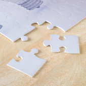 Kreatives Denken mit der Glühlampe belichtet Puzzle (Seite)