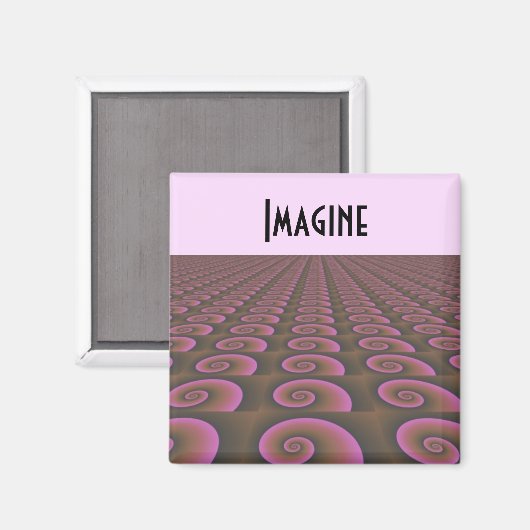 Kreatives Denken Motivierend Design Magnet (Vorderseite/Rückseite)