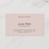 Kreatives Design-elegante Farben modern Visitenkarte (Rückseite)