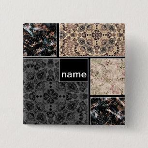 Kreatives Design für Ihren Fotos Text Ornamental S Button