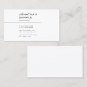Kreatives Einfaches Grafikdesign Beruflich Schlich Visitenkarte (Vorne/Hinten)