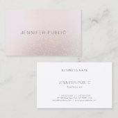 Kreatives einfaches modernes berufliches Trendy Visitenkarte (Vorne/Hinten)