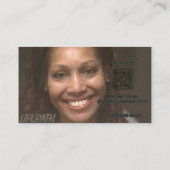 Kreatives, einzigartiges Design der Visitenkarte (Rückseite)