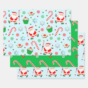 Kreatives Field-Hockey-Geschenk für die Feiertage Geschenkpapier Set