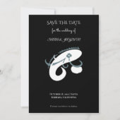Kreatives Fischfang-Logo – modernes Angler-Design Save The Date (Vorderseite)