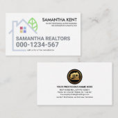 Kreatives Gebäude Landschaftsgrenze Visitenkarte (Vorne/Hinten)