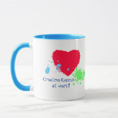 Kreatives Genie bei der Arbeit! Tasse (Links)