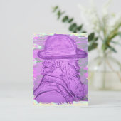 Kreatives Genie Postkarte (Stehend Vorderseite)