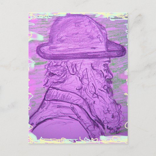 Kreatives Genie Postkarte (Vorderseite)