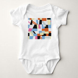 Kreatives Geometrisches: Längenmuster-Design Baby Strampler