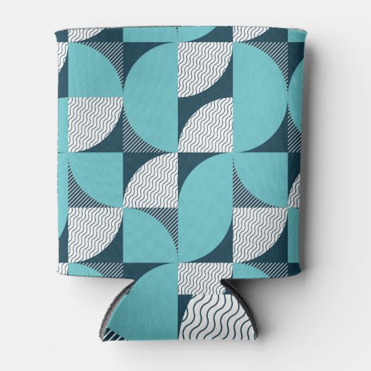 Kreatives geometrisches Muster Dosenkühler (Vorderseite)