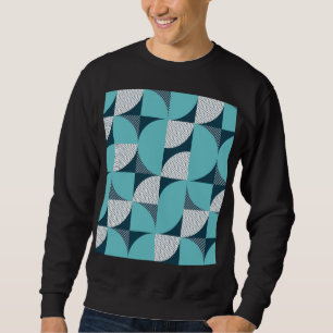 Kreatives geometrisches Muster Sweatshirt