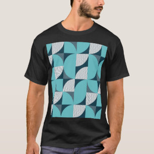 Kreatives geometrisches Muster T-Shirt