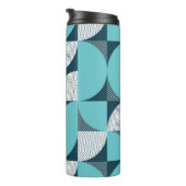 Kreatives geometrisches Muster Thermosbecher (Nach rechts gedreht)